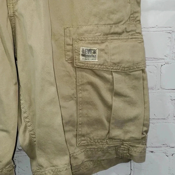 Levi's Workwear Cargo Pockets 100% Cotton Outdoor Flat Front Men's Size 34 - Picture 5 of 16